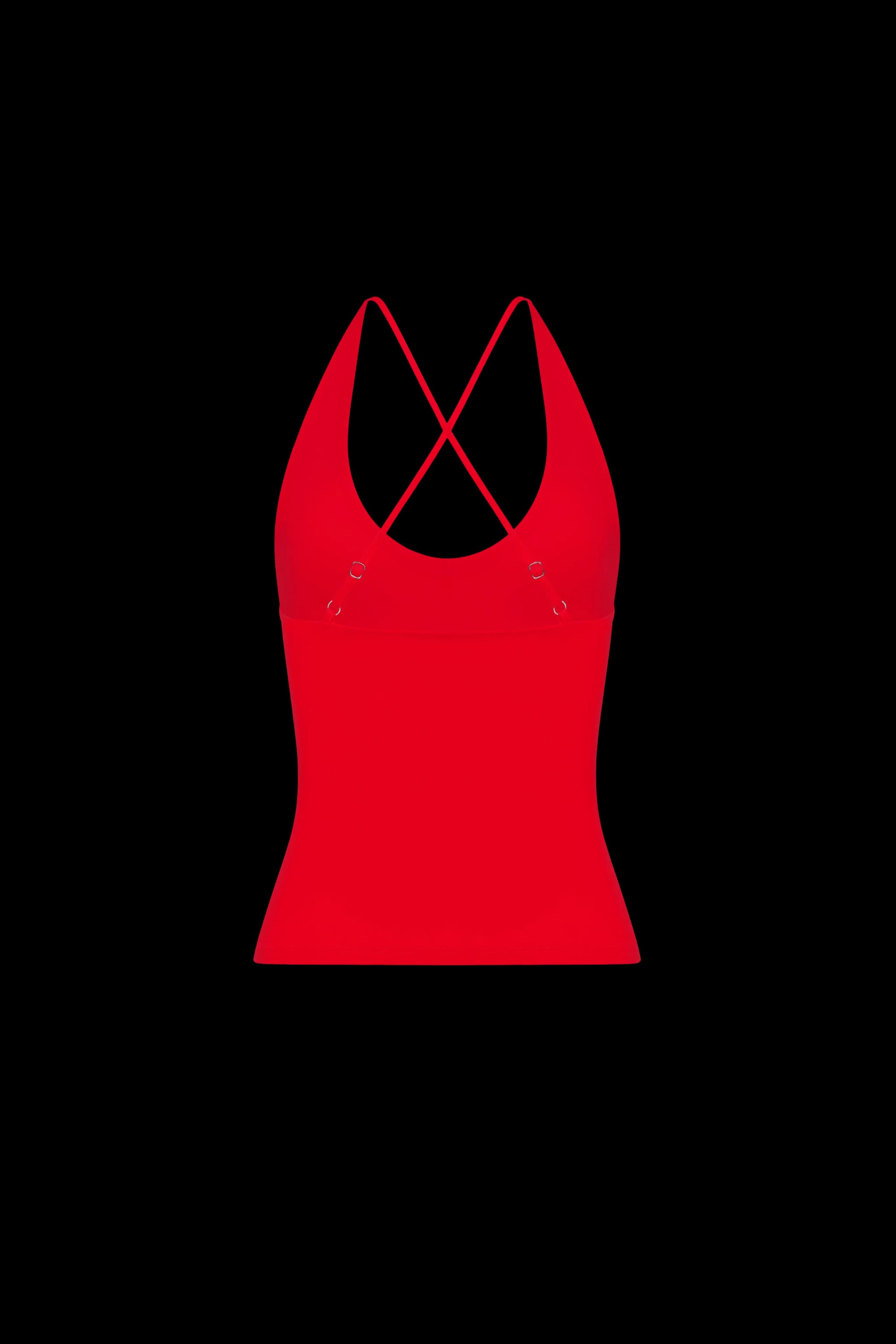Cross-back top Tropical red - product image 2