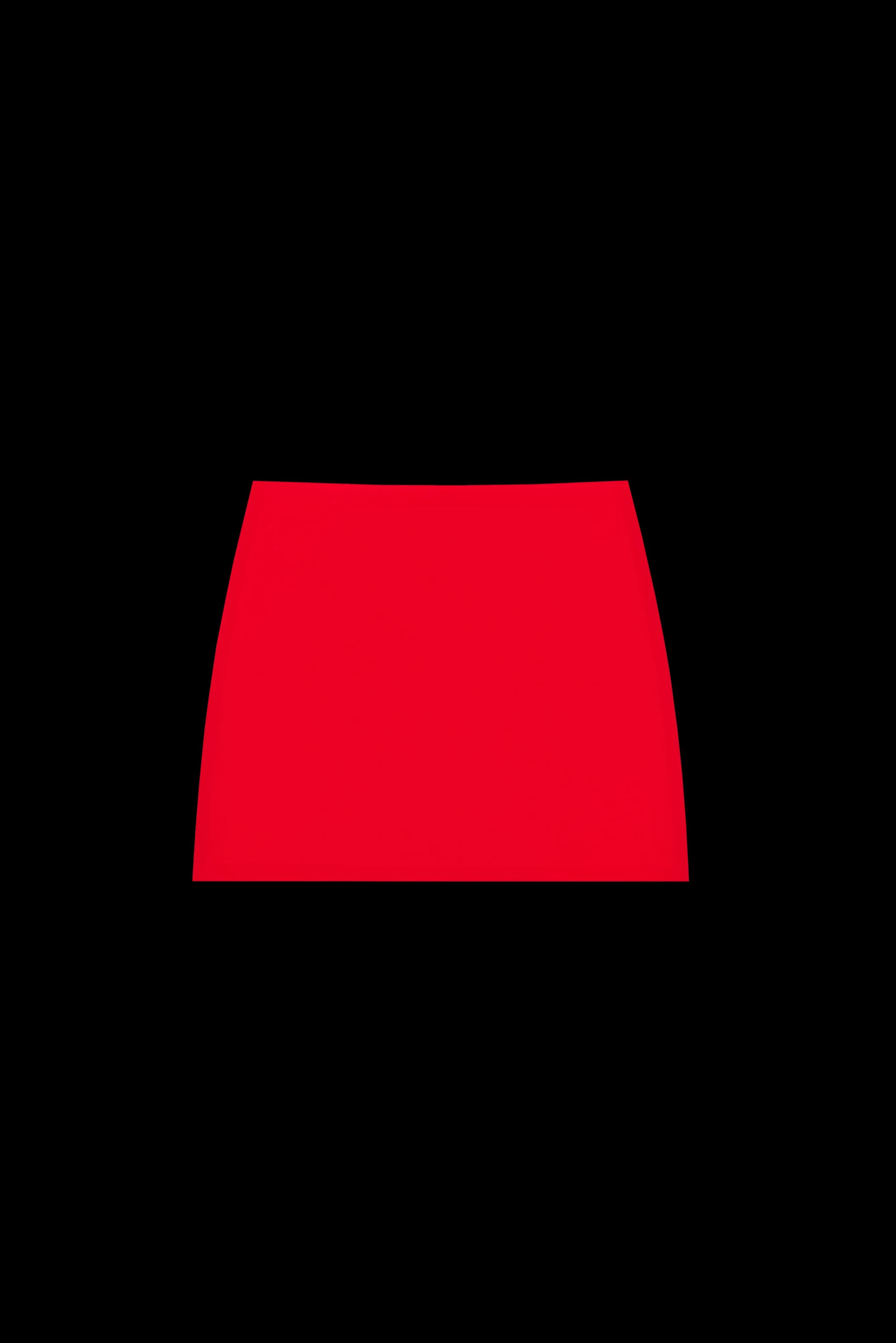 Mini skirt with shorts Tropical red - product image 1
