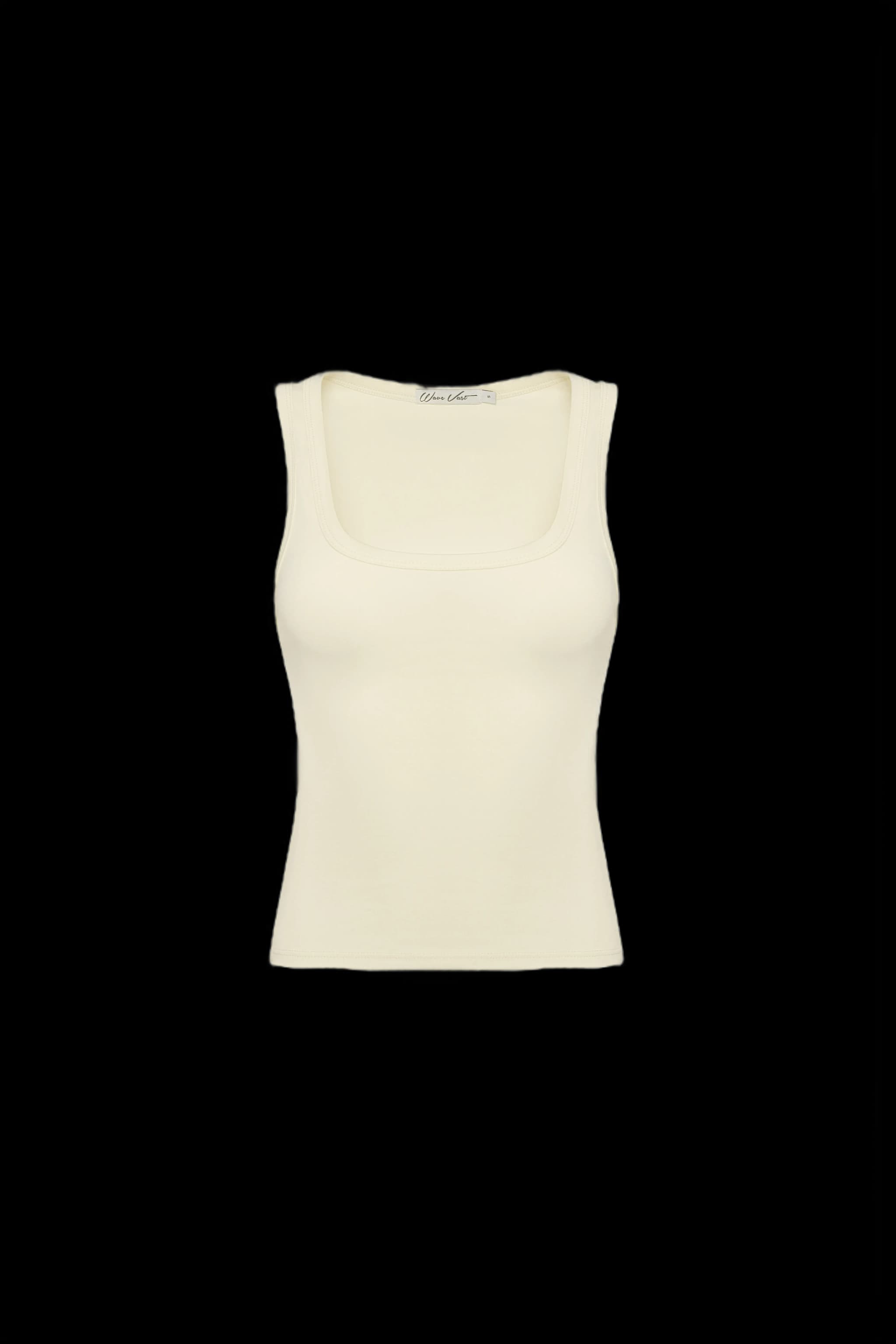 Майка на толстых бретелях Айвори - product image 1