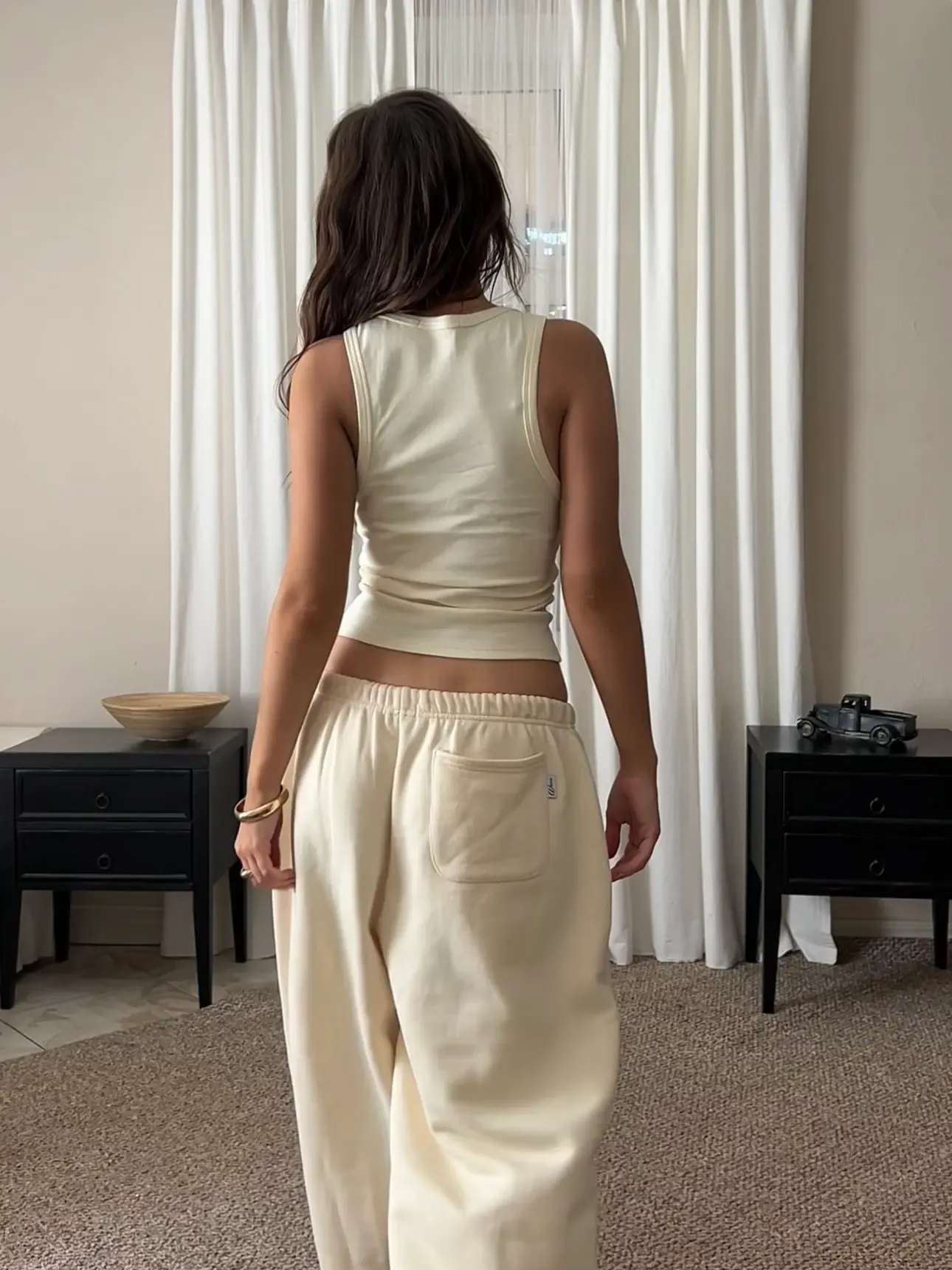 Майка на толстых бретелях Айвори - product image 3