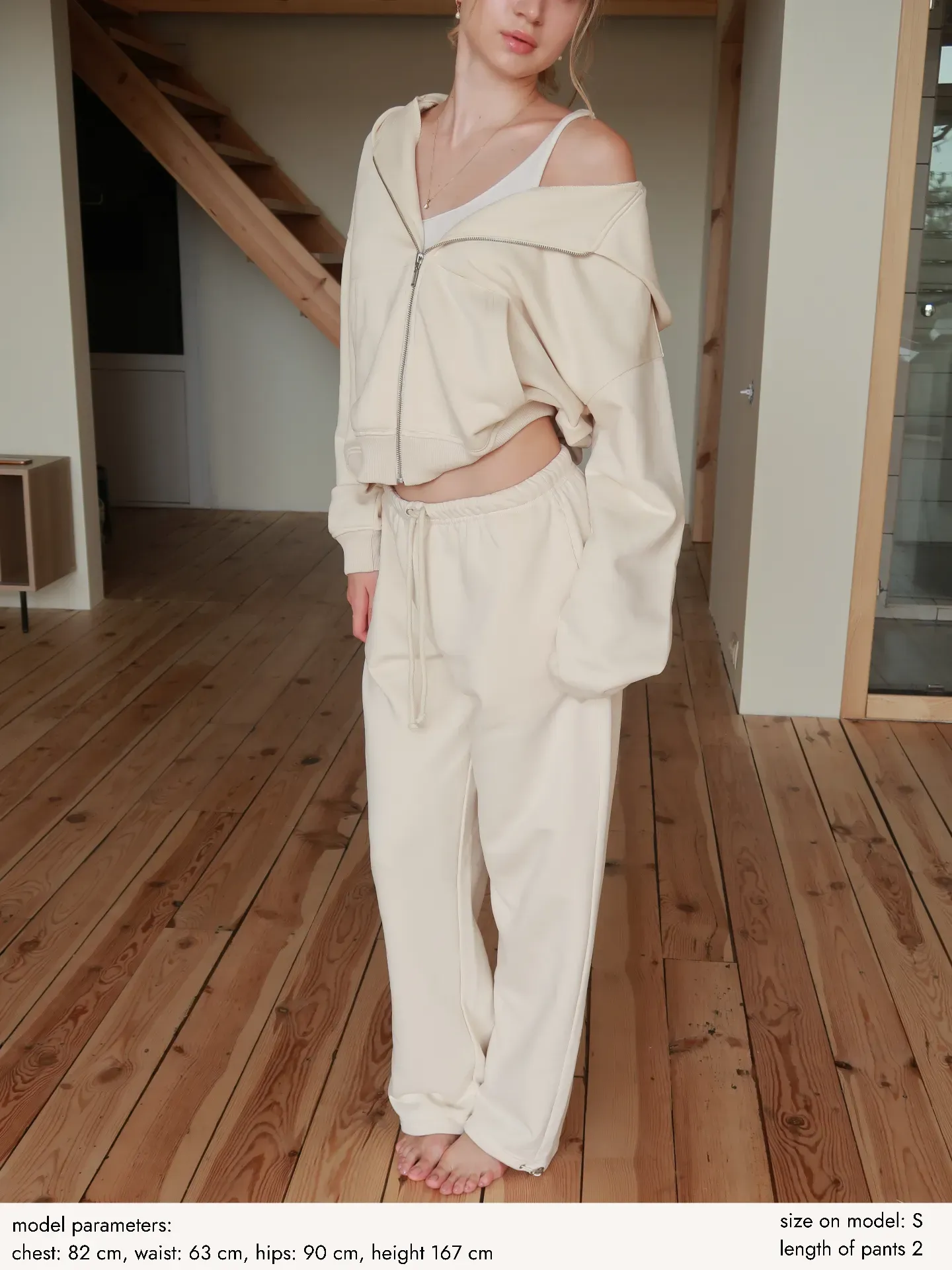 Зип худи Айвори - product image 3