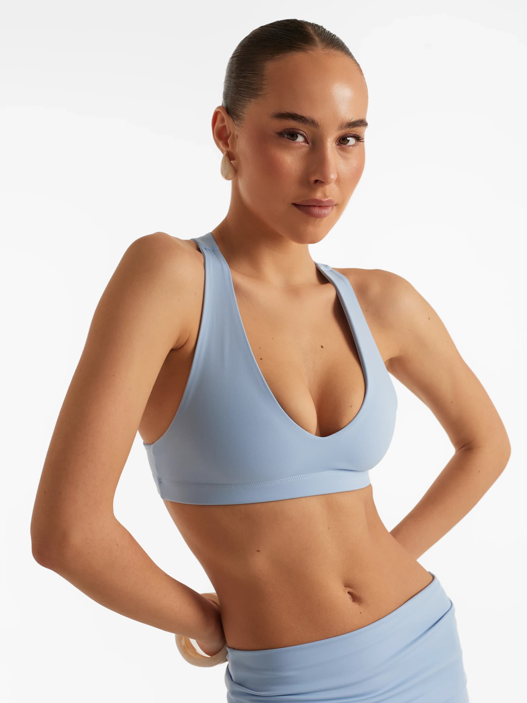 Crop top Light Blue - product image 3