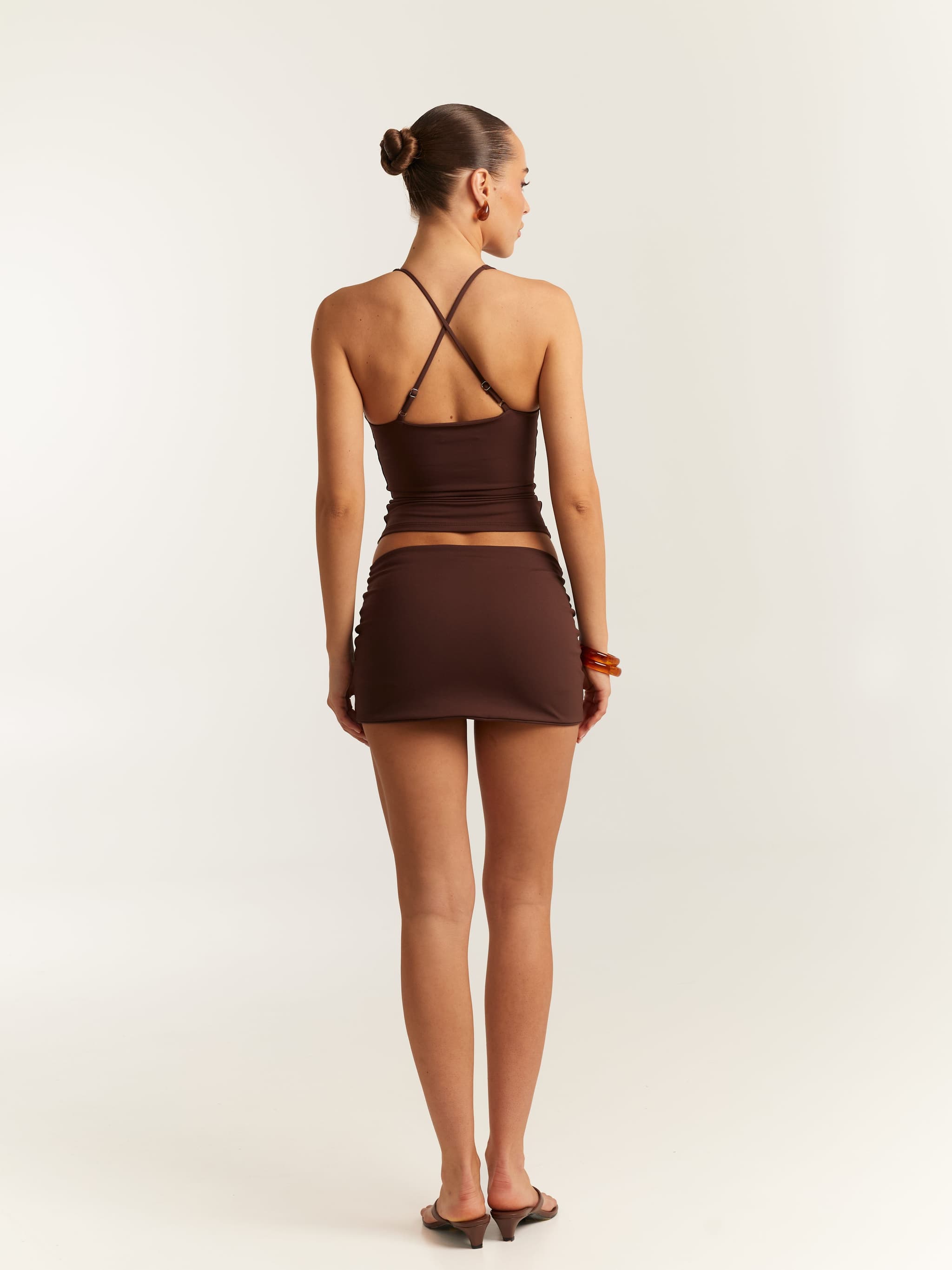Cross-back top Chocolate - product image 5