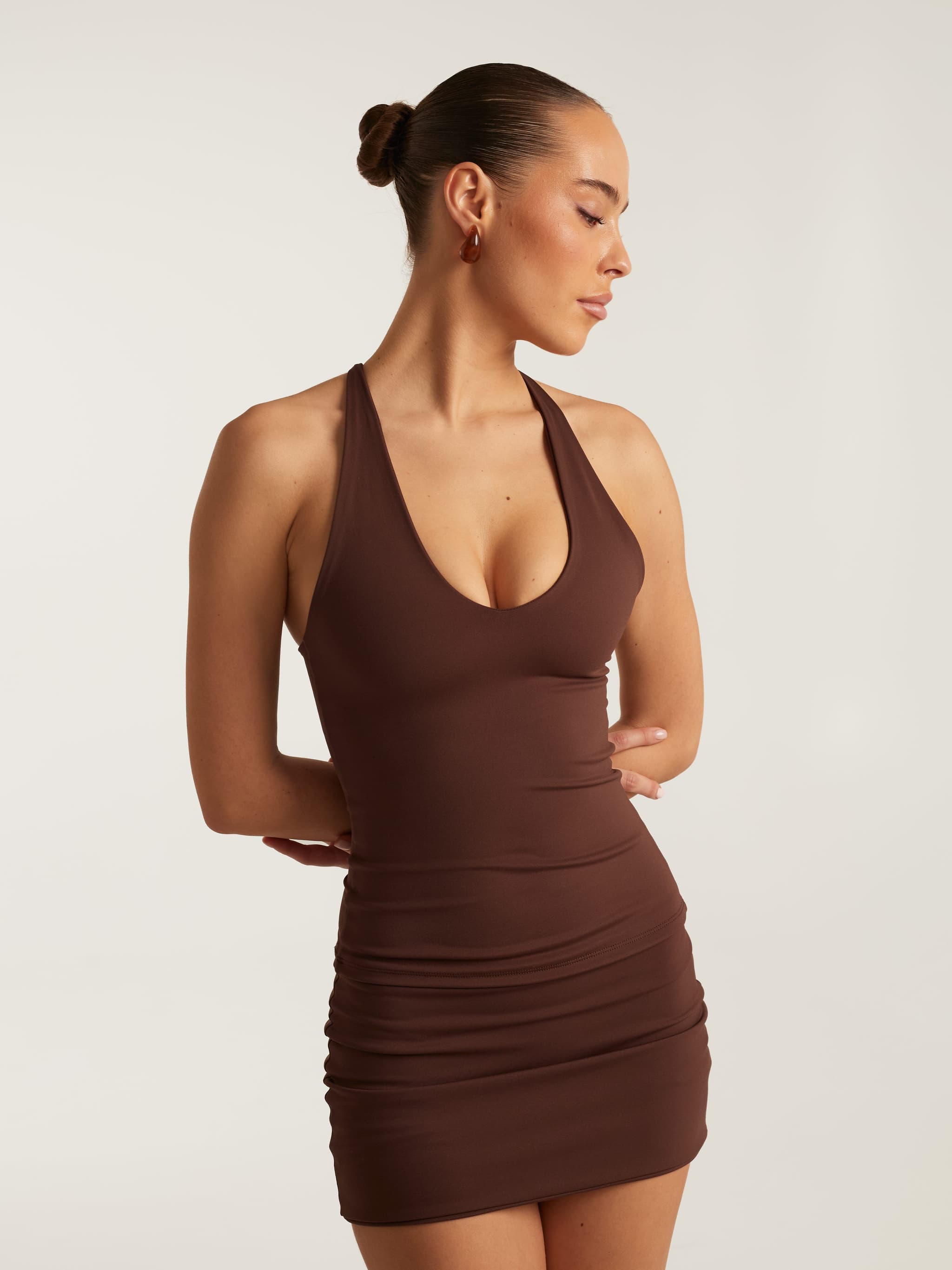 Cross-back top Chocolate - product image 6