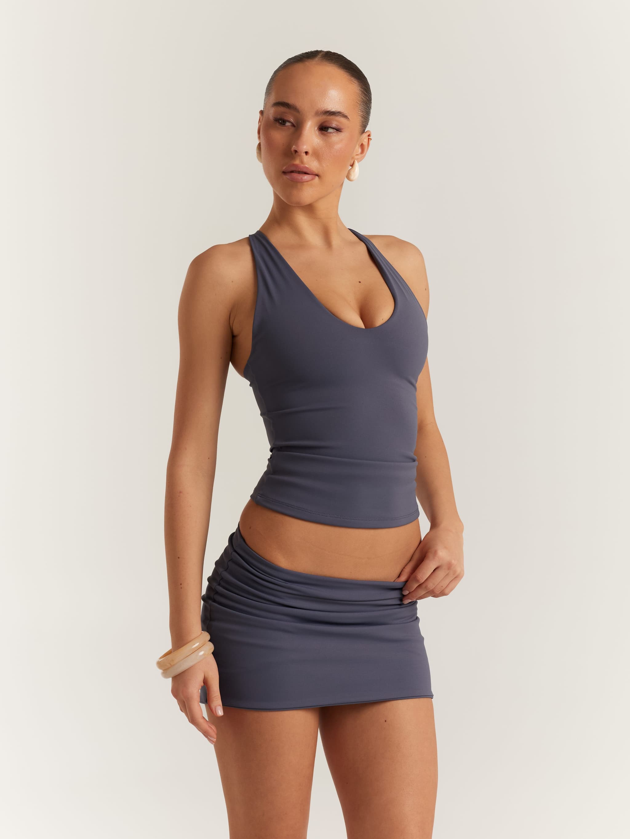 Майка з перехресною спинкою Синя - product image 8
